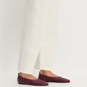 Everlane burgundy leather Day Glove Flats, women’s size 6